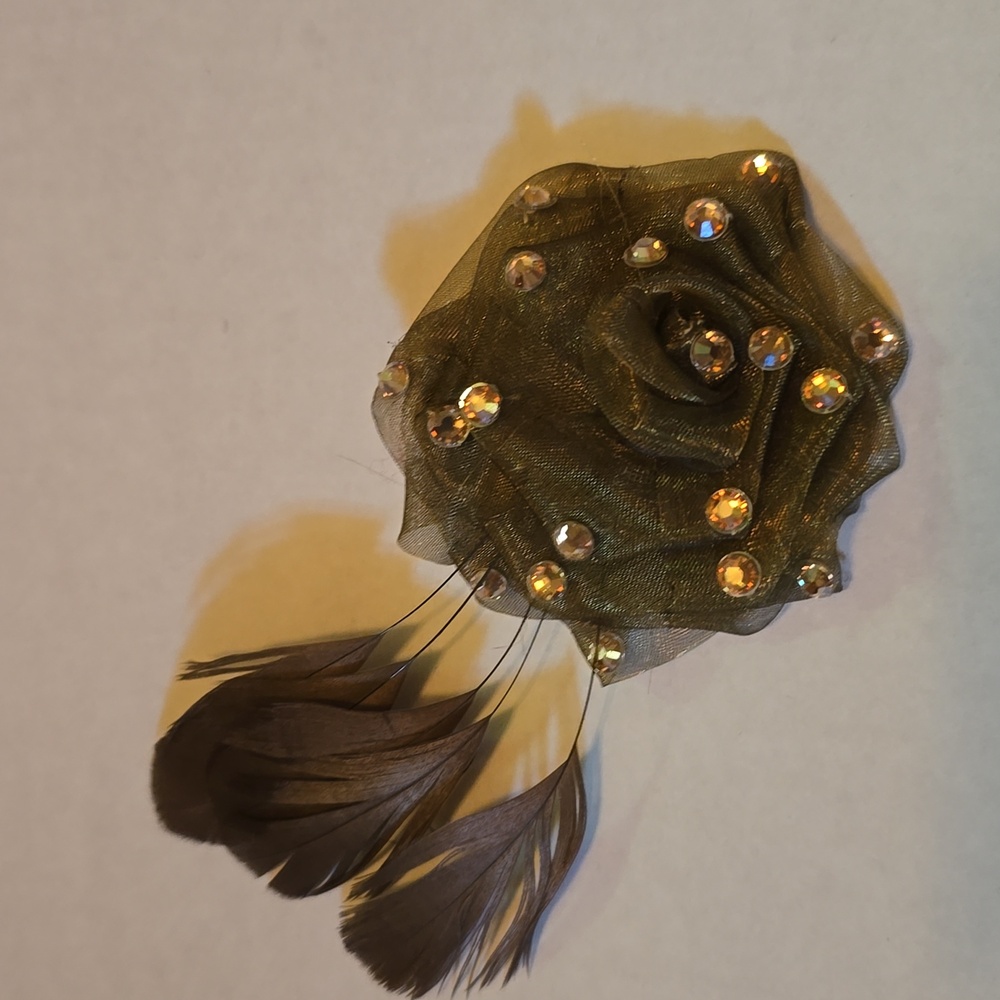 Tarina Tarantino Light Brown Barrette